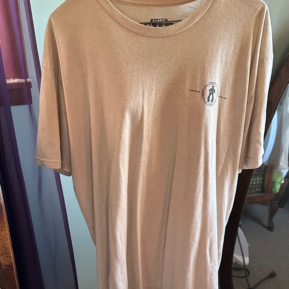 Casual Tan Men's T-Shirt